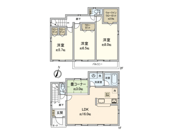 西原一丁目 新築No.3 間取り 西原一丁目 新築No.3 間取り