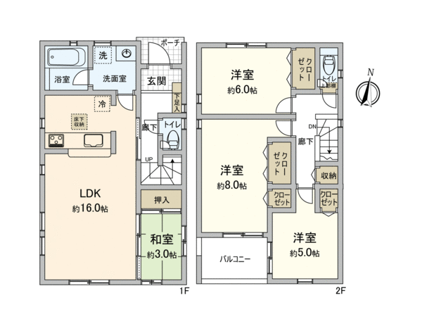 西原一丁目 新築No.12 間取り 西原一丁目 新築No.12 間取り