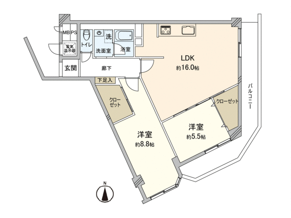 京急西広島マンション 間取り 京急西広島マンション 間取り