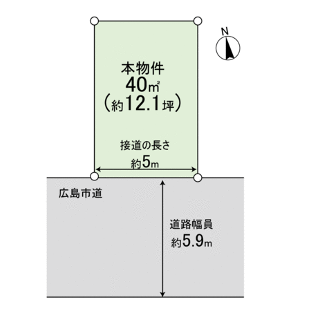 白島九軒町 土地 地形図 白島九軒町 土地 地形図