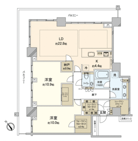 hitoto広島TheTower 間取り hitoto広島TheTower 間取り
