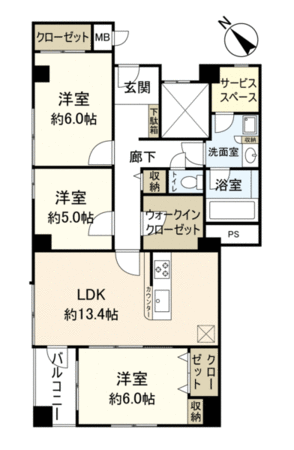 竹屋町マンション 間取り 竹屋町マンション 間取り