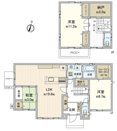 中庄戸建 間取り 中庄戸建 間取り