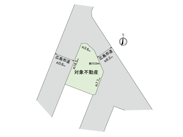 馬木3丁目 古家付土地 地形図 馬木3丁目 古家付土地 地形図