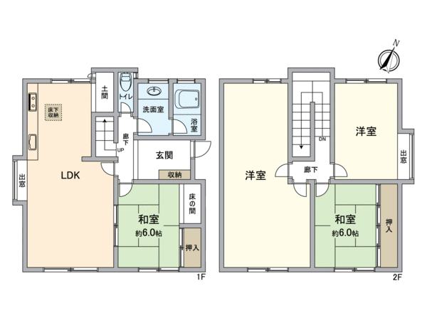 平野戸建 間取り 平野戸建 間取り