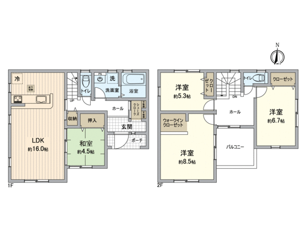 田中新築第5 間取り 田中新築第5 間取り