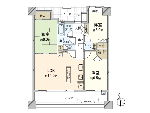 パークハイム白島城北 間取り パークハイム白島城北 間取り