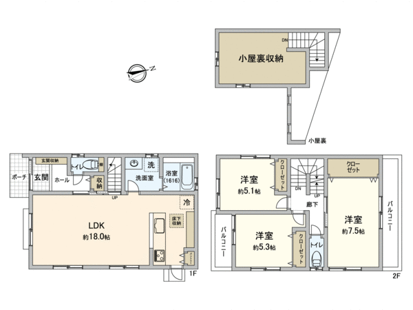己斐上3丁目 新築戸建 間取り 己斐上3丁目 新築戸建 間取り