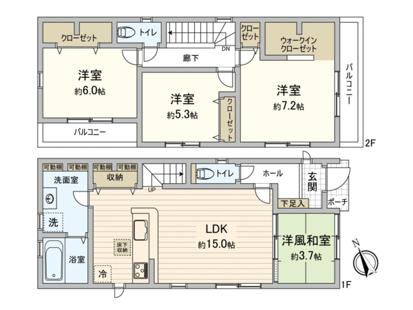 観音新町4丁目 新築No1 間取り 観音新町4丁目 新築No1 間取り