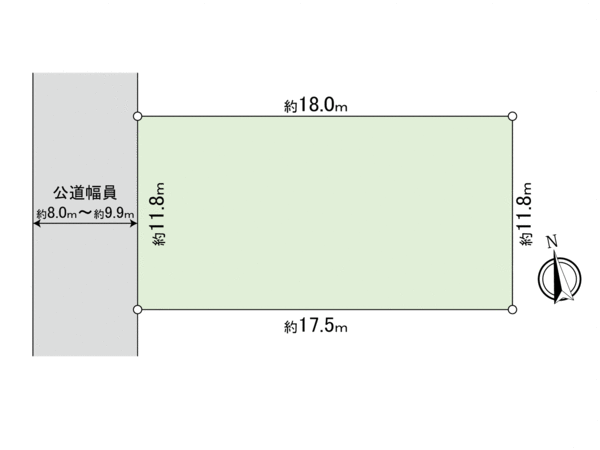 月寒東4条16丁目 土地 地形図 月寒東4条16丁目 土地 地形図