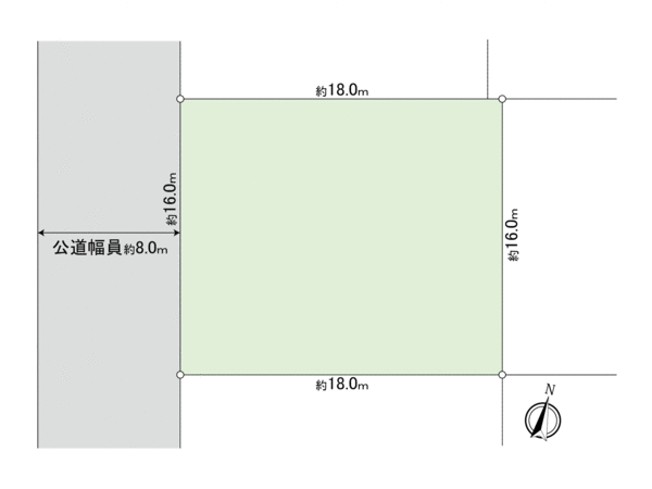 もみじ台北1丁目 土地 地形図 もみじ台北1丁目 土地 地形図