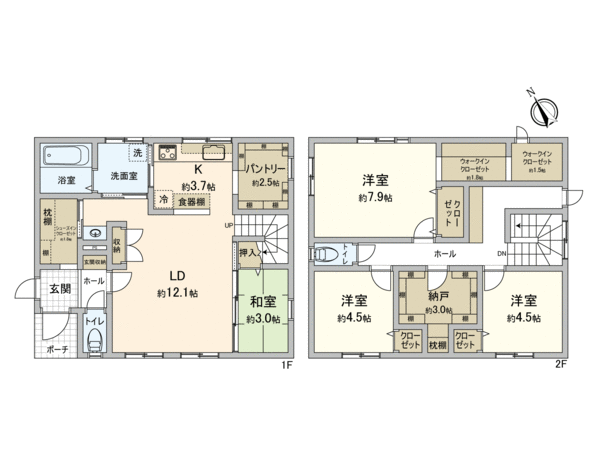 対雁 新築戸建A棟 間取り 対雁 新築戸建A棟 間取り