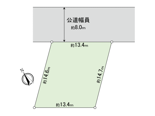 牧場町 土地 地形図 牧場町 土地 地形図