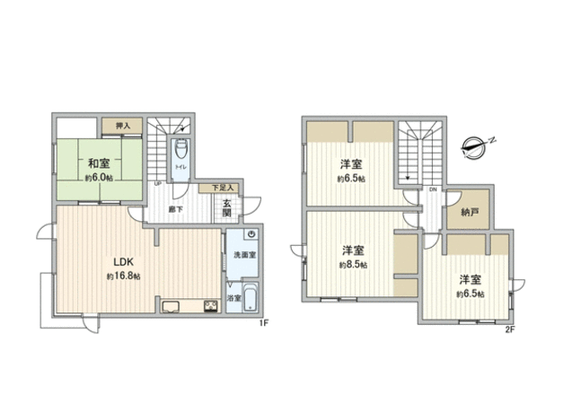 中央町 戸建 間取り 中央町 戸建 間取り