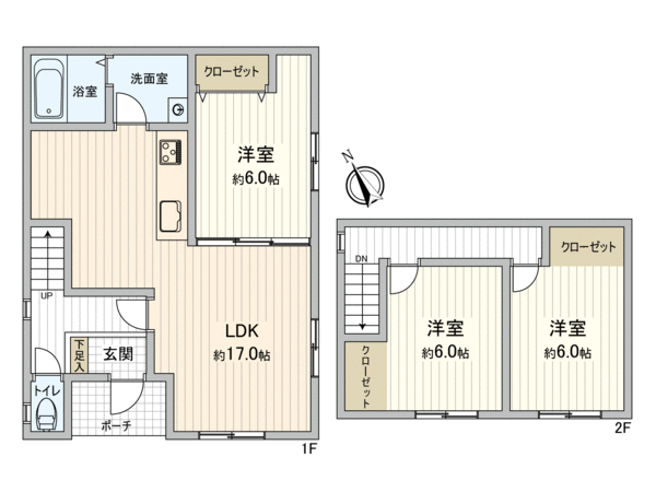 上江別東町 戸建 間取り 上江別東町 戸建 間取り