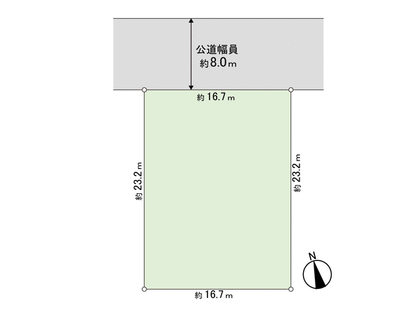 西岡2条5丁目 土地 地形図 西岡2条5丁目 土地 地形図