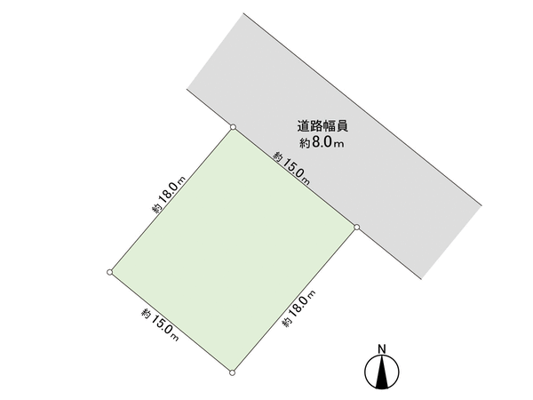 福住2条11丁目 土地 地形図 福住2条11丁目 土地 地形図