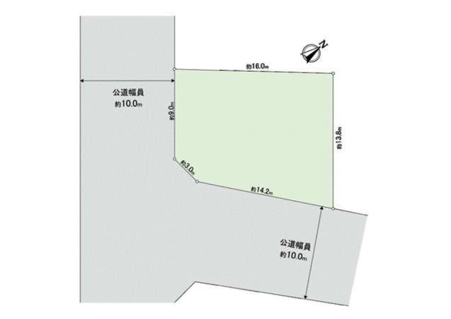 月寒東3条18丁目 土地 地形図 月寒東3条18丁目 土地 地形図