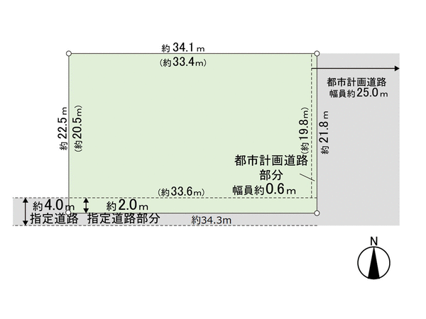 南23条西11丁目 土地 地形図 南23条西11丁目 土地 地形図
