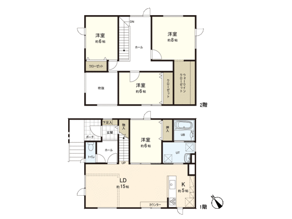 宮の沢4条3丁目 戸建 間取り 宮の沢4条3丁目 戸建 間取り