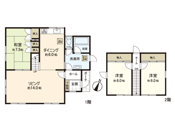 厚別東3条7丁目 戸建 間取り 厚別東3条7丁目 戸建 間取り