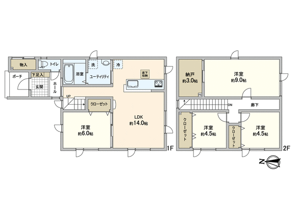 北46条東3丁目 戸建 間取り 北46条東3丁目 戸建 間取り