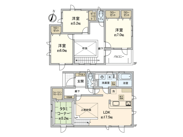 北二十七条東18丁目 戸建 間取り 北二十七条東18丁目 戸建 間取り