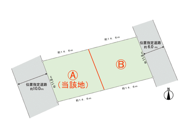 双子山2丁目 土地 地形図 双子山2丁目 土地 地形図