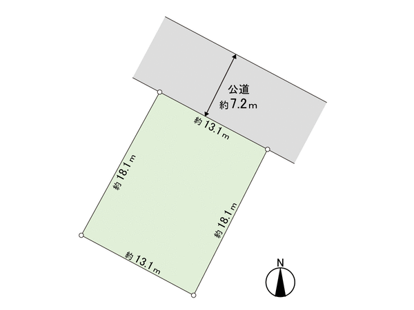円山西町5丁目 土地 地形図 円山西町5丁目 土地 地形図