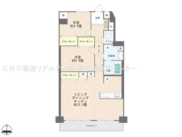 ユーハウス名駅 間取り ユーハウス名駅 間取り