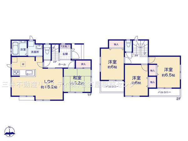 中村区宮塚町【2号棟】 間取り 中村区宮塚町【2号棟】 間取り