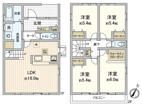 天白区植田山四丁目 新築戸建 間取り 天白区植田山四丁目 新築戸建 間取り