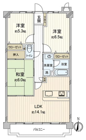 サンマンションアトレ原 間取り サンマンションアトレ原 間取り