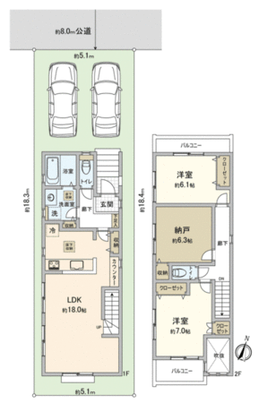 天白区池場4丁目 新築 間取り 天白区池場4丁目 新築 間取り