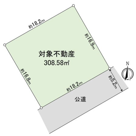 桑名市野田四丁目 土地 地形図 桑名市野田四丁目 土地 地形図
