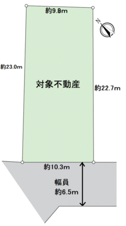 緑区桃山1丁目 土地 間取り 緑区桃山1丁目 土地 間取り