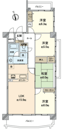 ロイヤルマンション土原 間取り ロイヤルマンション土原 間取り