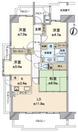 NDSマンション神穂 間取り NDSマンション神穂 間取り