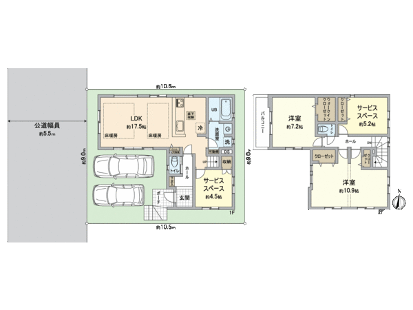 瑞穂区白龍町3丁目 2号棟 間取り 瑞穂区白龍町3丁目 2号棟 間取り