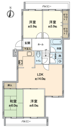 三旺マンション松月 間取り 三旺マンション松月 間取り