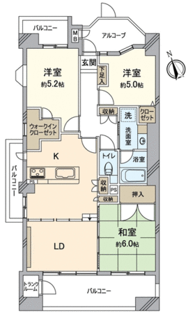 カルティア川名 間取り カルティア川名 間取り