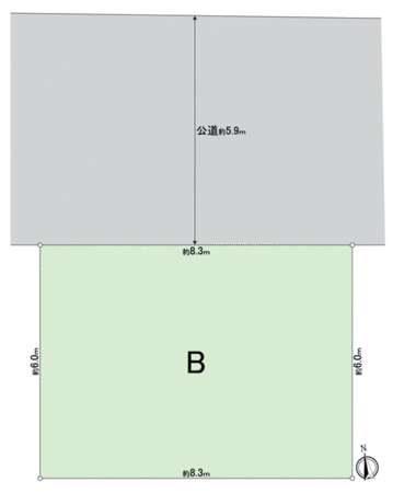 昭和区御器所4丁目 地形図 昭和区御器所4丁目 地形図