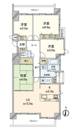 グレイス中郷 間取り グレイス中郷 間取り