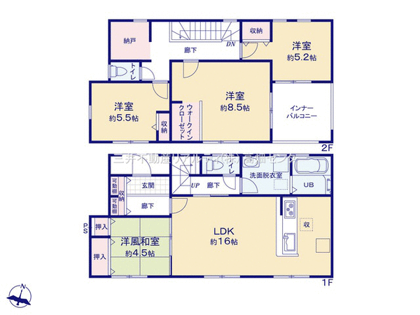 愛西市大井町宮新田 間取り 愛西市大井町宮新田 間取り