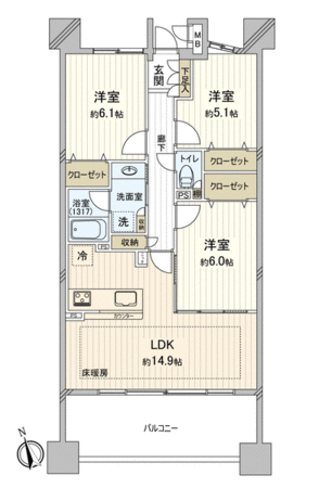 ローレルコート本山 間取り ローレルコート本山 間取り