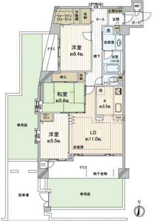 ローレルコート向陽町 間取り ローレルコート向陽町 間取り
