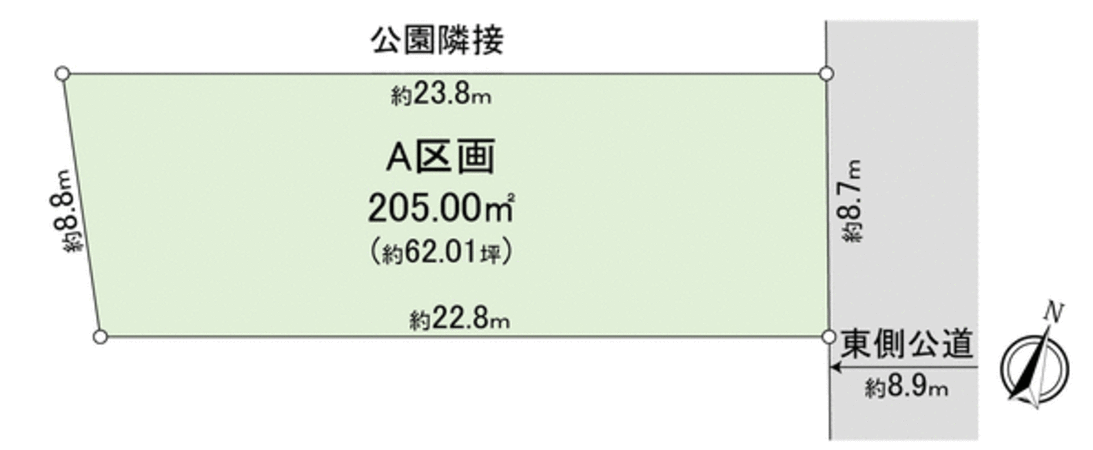 瑞穂区茨木町 A区画 地形図 瑞穂区茨木町 A区画 地形図
