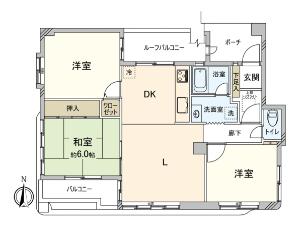 三井農林星ヶ丘南ハイツ 間取り 三井農林星ヶ丘南ハイツ 間取り