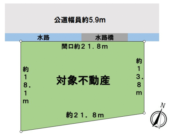 岐阜市萱場北町一丁目 地形図 岐阜市萱場北町一丁目 地形図