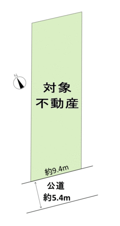 岐阜市則武中3丁目 地形図 岐阜市則武中3丁目 地形図